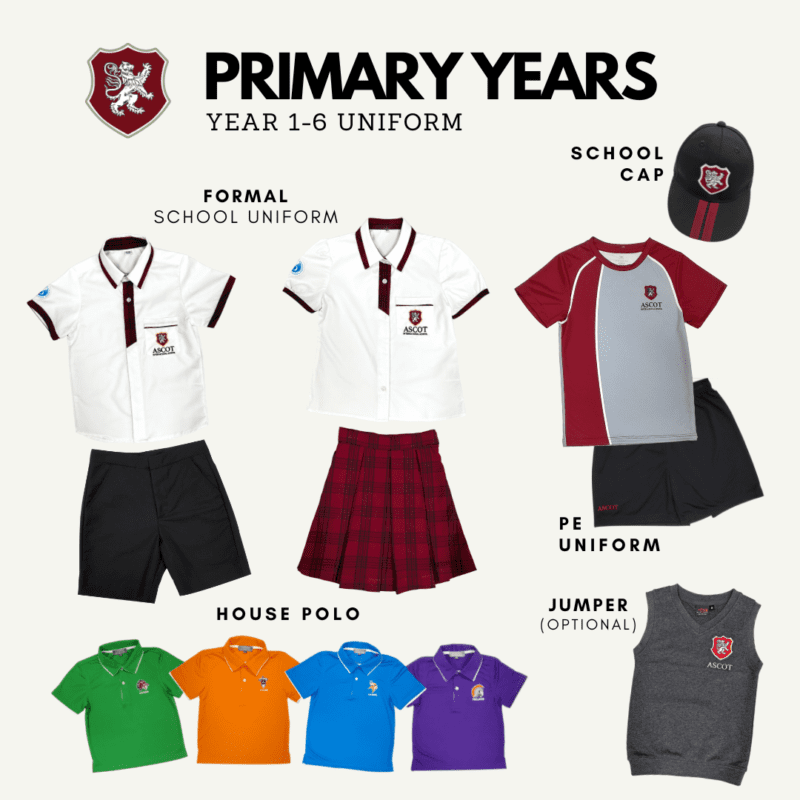 Ascot Primary Years Uniform