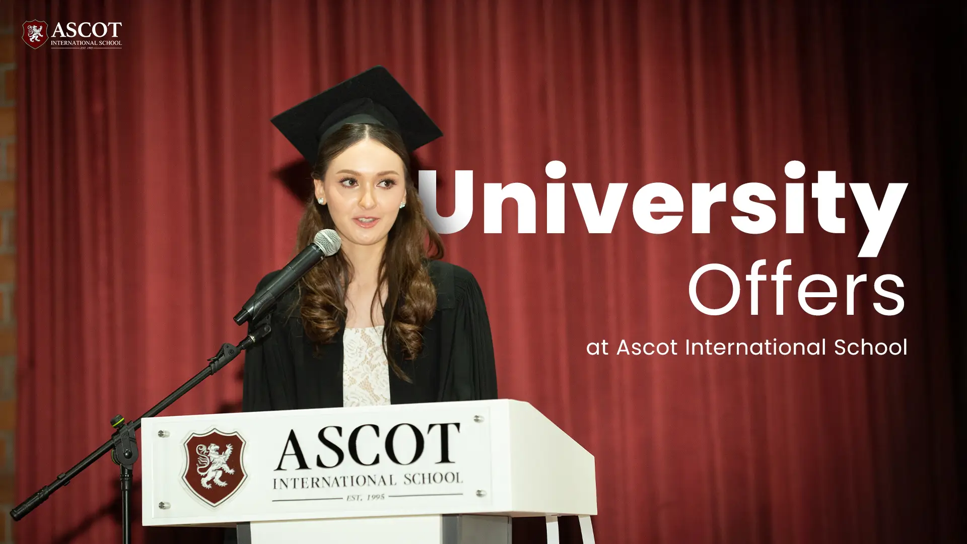 University progression of students at Ascot International School