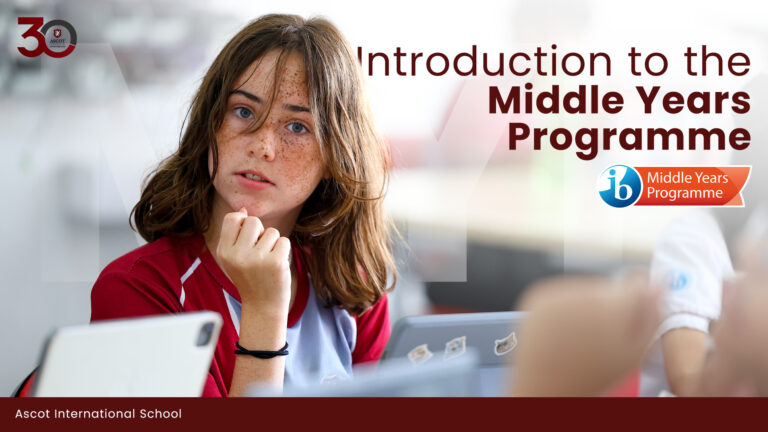 What is the MYP? IB Middle Years Programme at Ascot