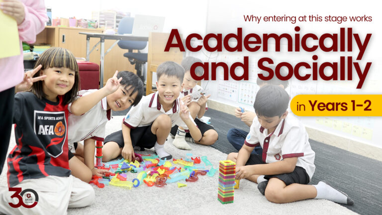Why entering at this stage works academically and socially