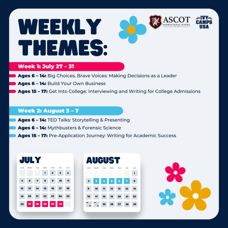 IVY Camps USA Summer - Theme