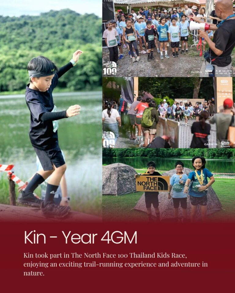 Kin Takes Part in The North Face 100 Thailand Kids Race