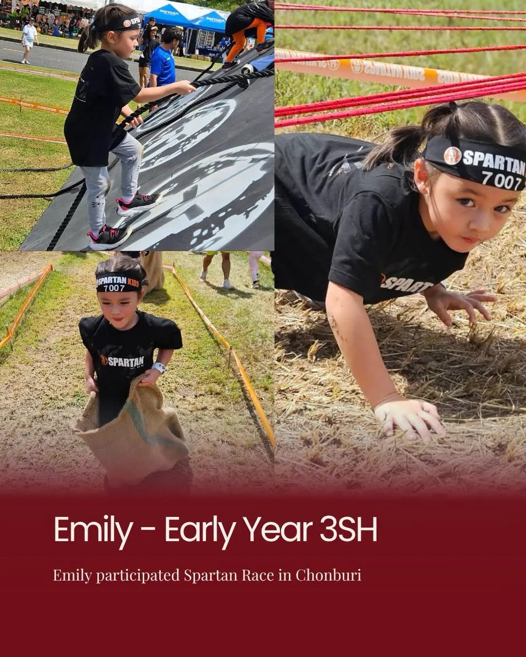 Emily – Early Year 3SH Takes Part in Spartan Race in Chonburi